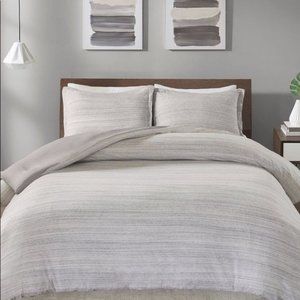 Urban Habitat Space Dyed Melange Cotton Jersey Knit Comforter Set, Twin/ XL Twin